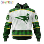 NFL New England Patriots Hoodie Special Design 3D Hoodie St Patrick Day