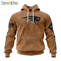 NFL New England Patriots Hoodie Special Salute To Service For Veterans Day Full Printed Hoodie