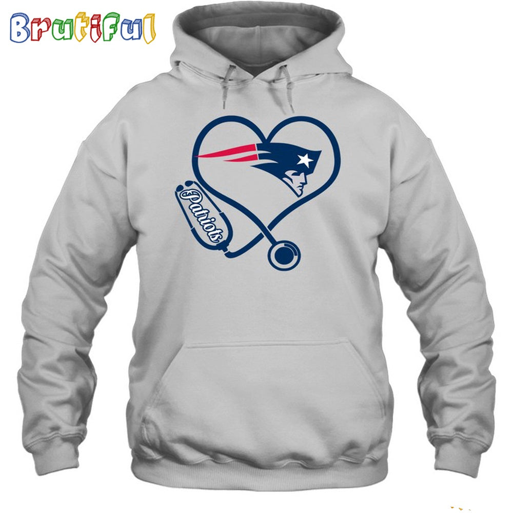 NFL New England Patriots Nurse Love Hoodie Unisex Football T-Shirt Hoodie