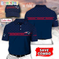 NFL New England Patriots Polo Shirt, Custom Football Polo Shirt And Cap