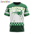NFL New England Patriots T-Shirt Special Design T-Shirt St Patrick Day