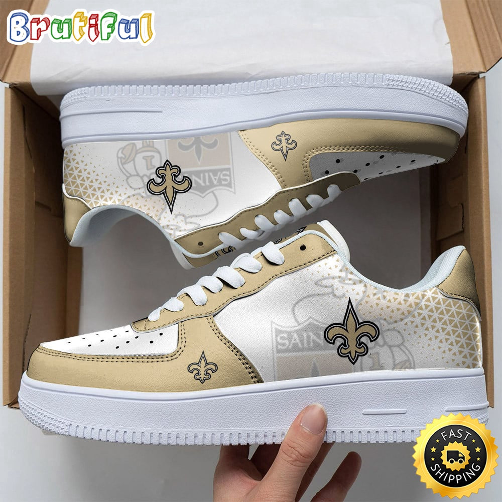 NFL New Orleans Saints Air Force 1 Shoes Classic Air Force Kicks