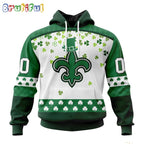 NFL New Orleans Saints Hoodie Special Design For St Patrick Day