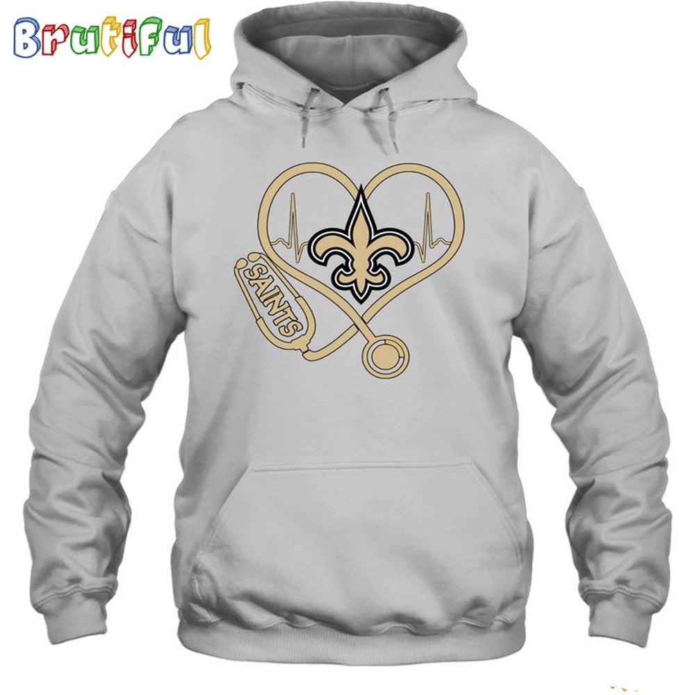 NFL New Orleans Saints Nurse Love Hoodie Unisex Football T-Shirt Hoodie