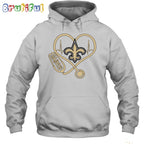NFL New Orleans Saints Nurse Love Hoodie Unisex Football T-Shirt Hoodie