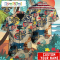 NFL New Orleans Saints Retro Hawaiian Shirt Special Vintage Style Hawaiian Button Shirt