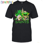 NFL New Orleans Saints St Patrick’s Day T-Shirt Special Gomes Baby Yoda St Patricks Day Shirt