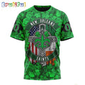 NFL New Orleans Saints T-Shirt Special Design 3D T-Shirt St Patrick Day