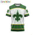 NFL New Orleans Saints T-Shirt Special Design For St Patrick Day