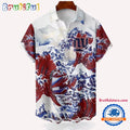 NFL New York Giants Football Special Great Wave Hawaiian Shirt