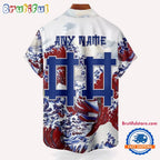 NFL New York Giants Football Special Great Wave Hawaiian Shirt