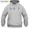 NFL New York Giants Heartbeat Hoodie Unisex Football T-Shirt Hoodie