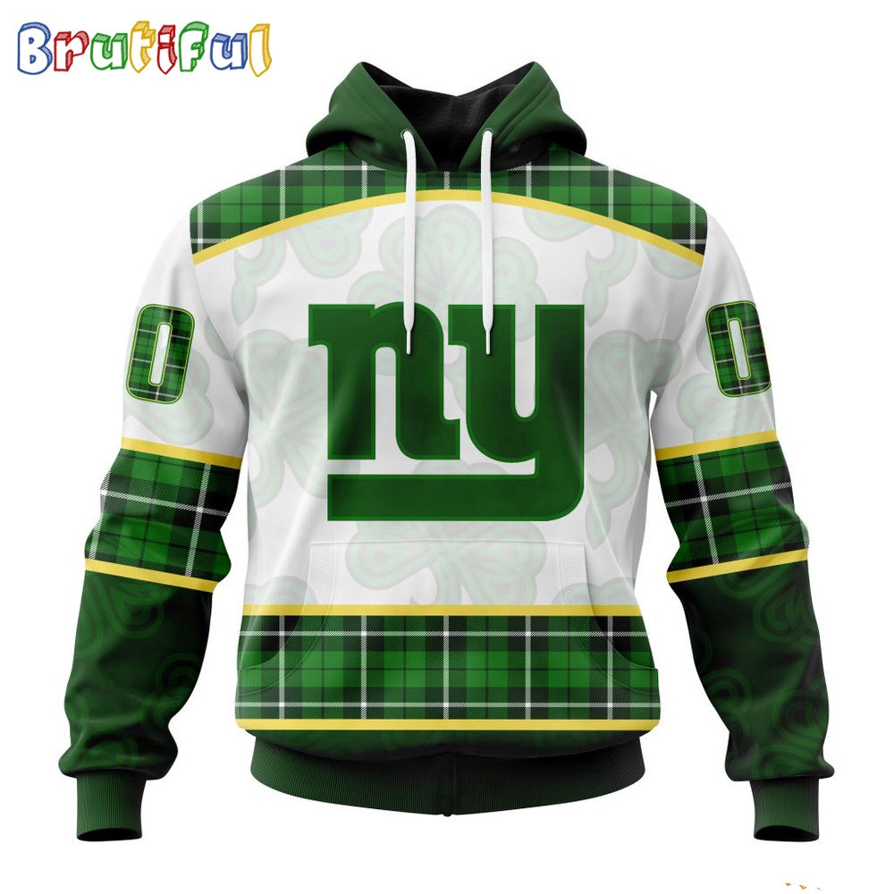 NFL New York Giants Hoodie Special Design 3D Hoodie St Patrick Day