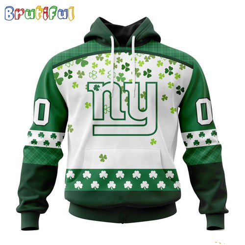 NFL New York Giants Hoodie Special Design For St Patrick Day
