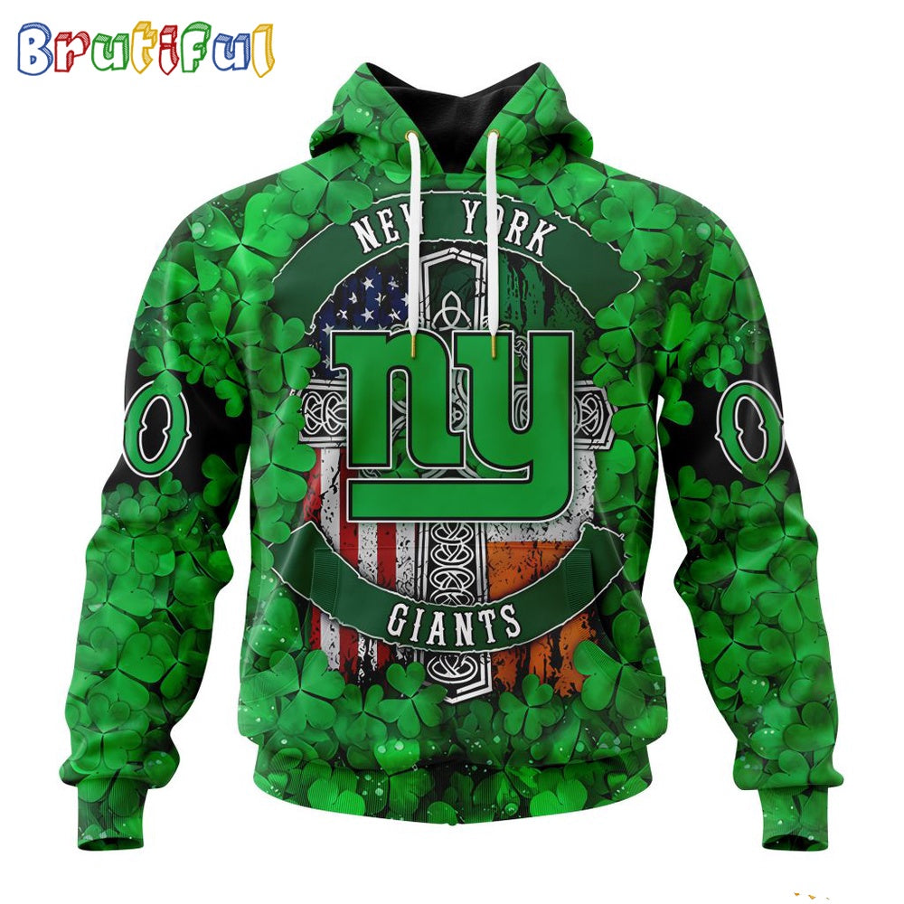NFL New York Giants Hoodie Special Design Hoodie St Patrick Day