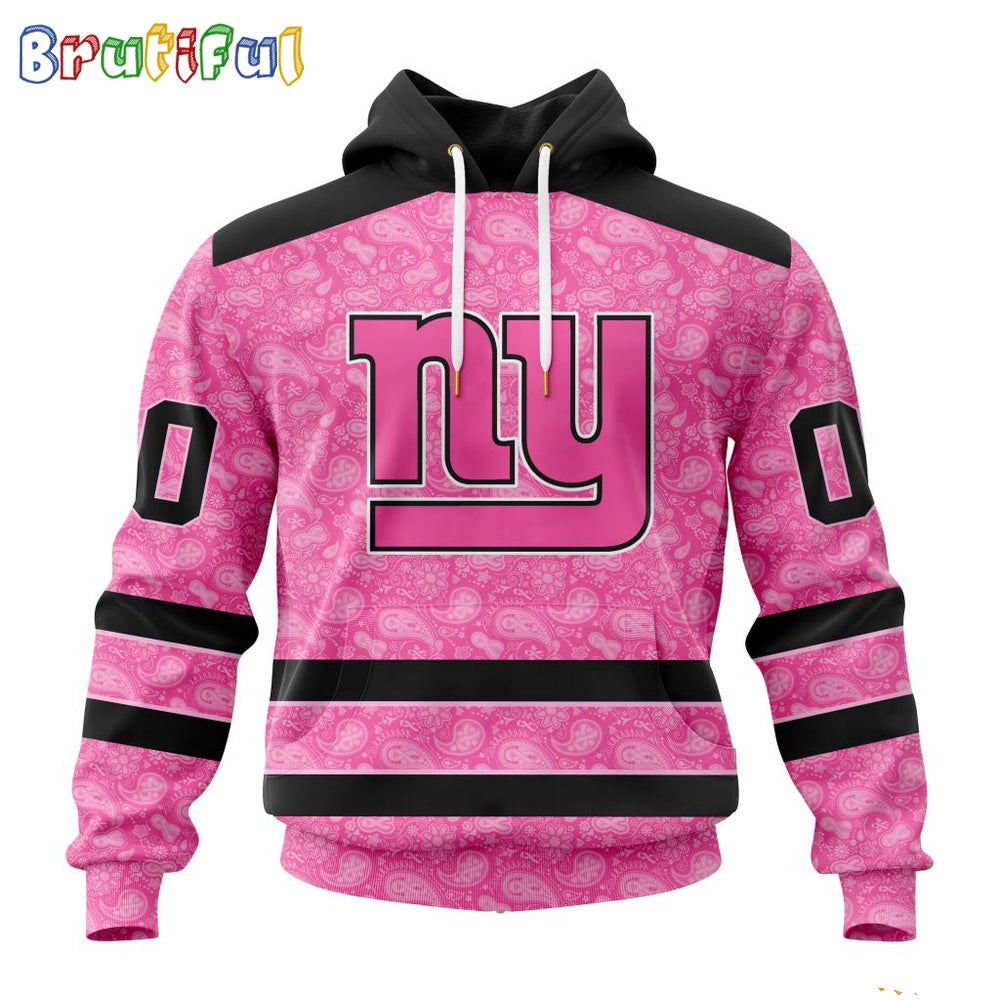 NFL New York Giants Hoodie Special Pink Hoodie Design Fight Breast Cancer