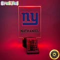 NFL New York Giants Night Light Table Desk Lamp Stand Sports Fan LED Light