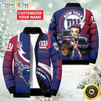 NFL New York Giants Puffer Jacket Betty Boop Custom Jacket
