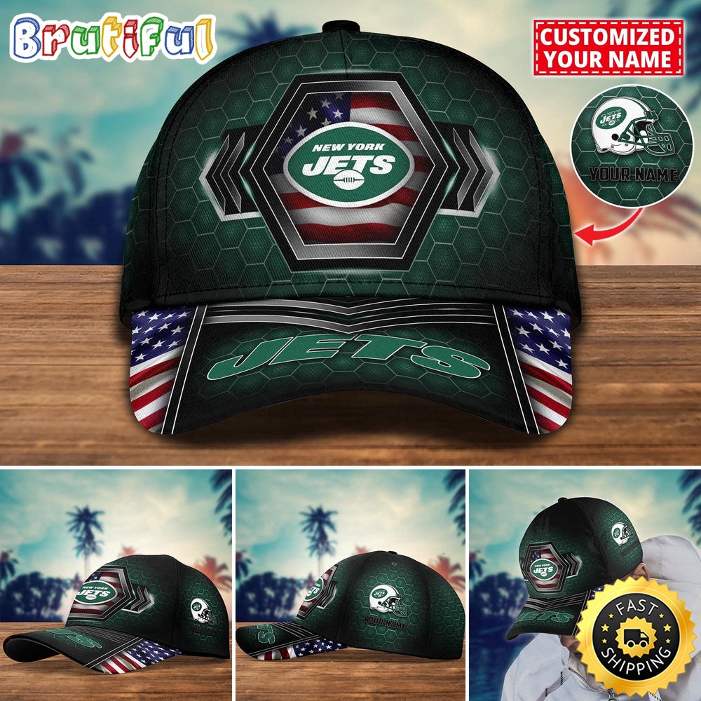 NFL New York Jets Baseball Cap Best Trending Custom Name Cap