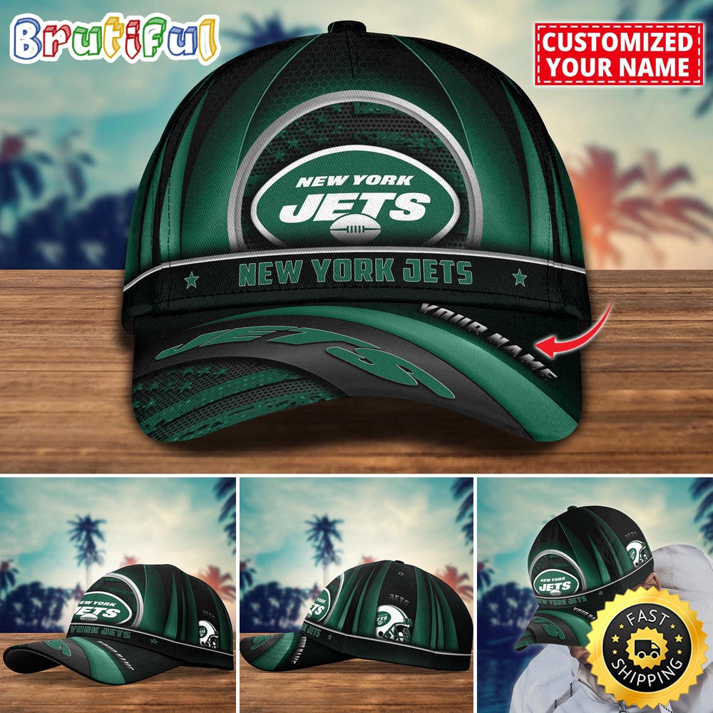NFL New York Jets Baseball Cap Custom Football Cap For Fans