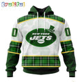 NFL New York Jets Hoodie Special Design 3D Hoodie St Patrick Day