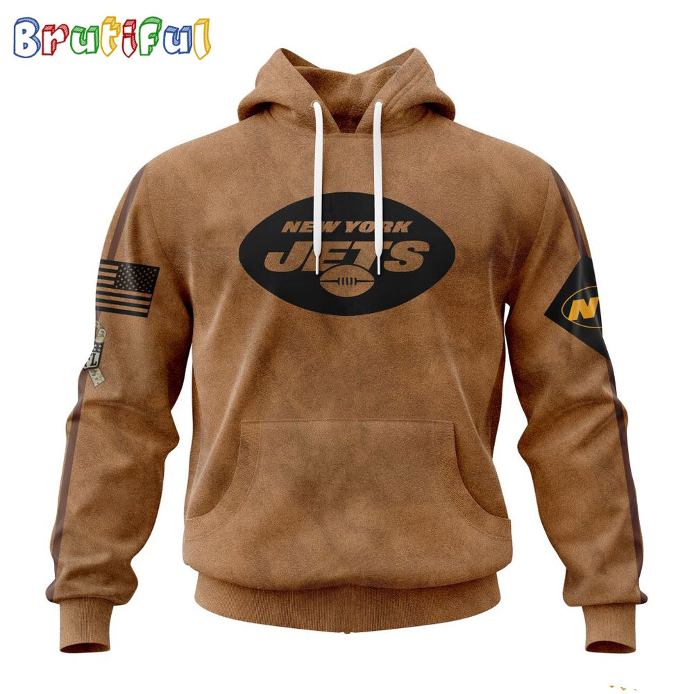 NFL New York Jets Hoodie Special Salute To Service For Veterans Day Full Printed Hoodie