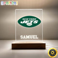 NFL New York Jets Night Light Table Desk Lamp Stand Sports Fan LED Light