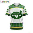 NFL New York Jets T-Shirt Special Design For St Patrick Day