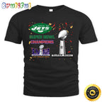 NFL New York Jets T Shirt Super Bowl LVIII 2024 Las Vegas Champions Unisex Tshirt