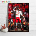NFL Patrick Mahomes And The Chiefs Are Kings Of The AFC Once Again Poster Canvas