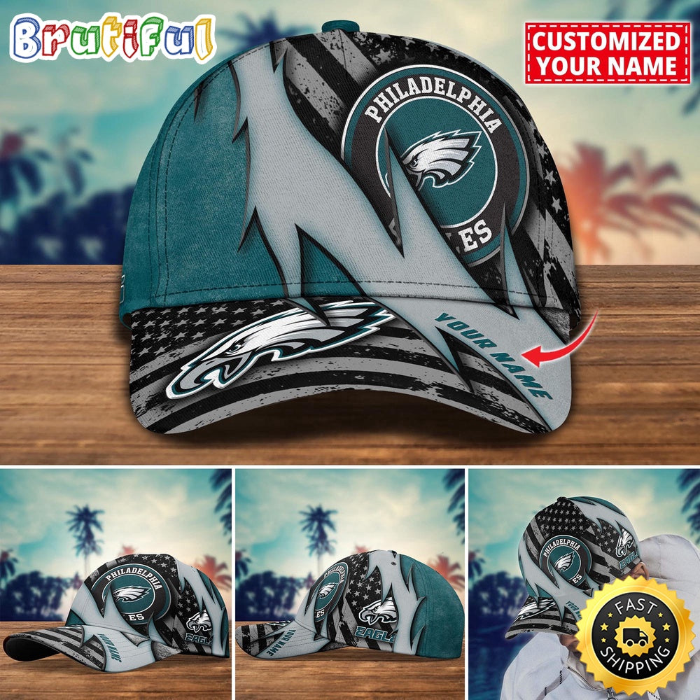 NFL Philadelphia Eagles Baseball Cap Custom Football Hat For Fans