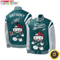NFL Philadelphia Eagles Baseball Jacket Hello Kitty Personalized Baseball Jacket
