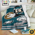 NFL Philadelphia Eagles Blanket Mickey Mouse Blanket For Fan