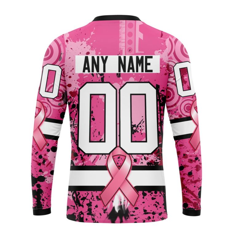 NFL Philadelphia Eagles Crewneck Sweatshirt I Pink I Can In October We Wear Pink Breast Cancer Gift For Football Fans