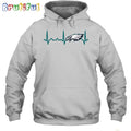 NFL Philadelphia Eagles Heartbeat Hoodie Unisex Football T-Shirt Hoodie