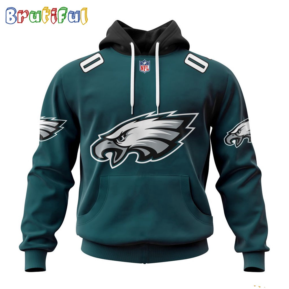 NFL Philadelphia Eagles Hoodie 2024 Personalized Name And Number Unisex Hoodie