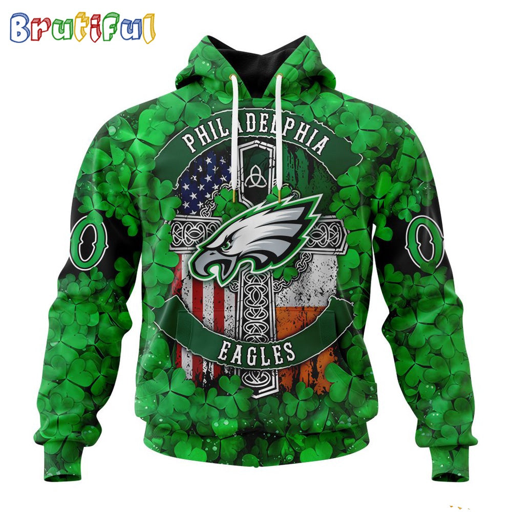 NFL Philadelphia Eagles Hoodie Special Design Hoodie St Patrick Day