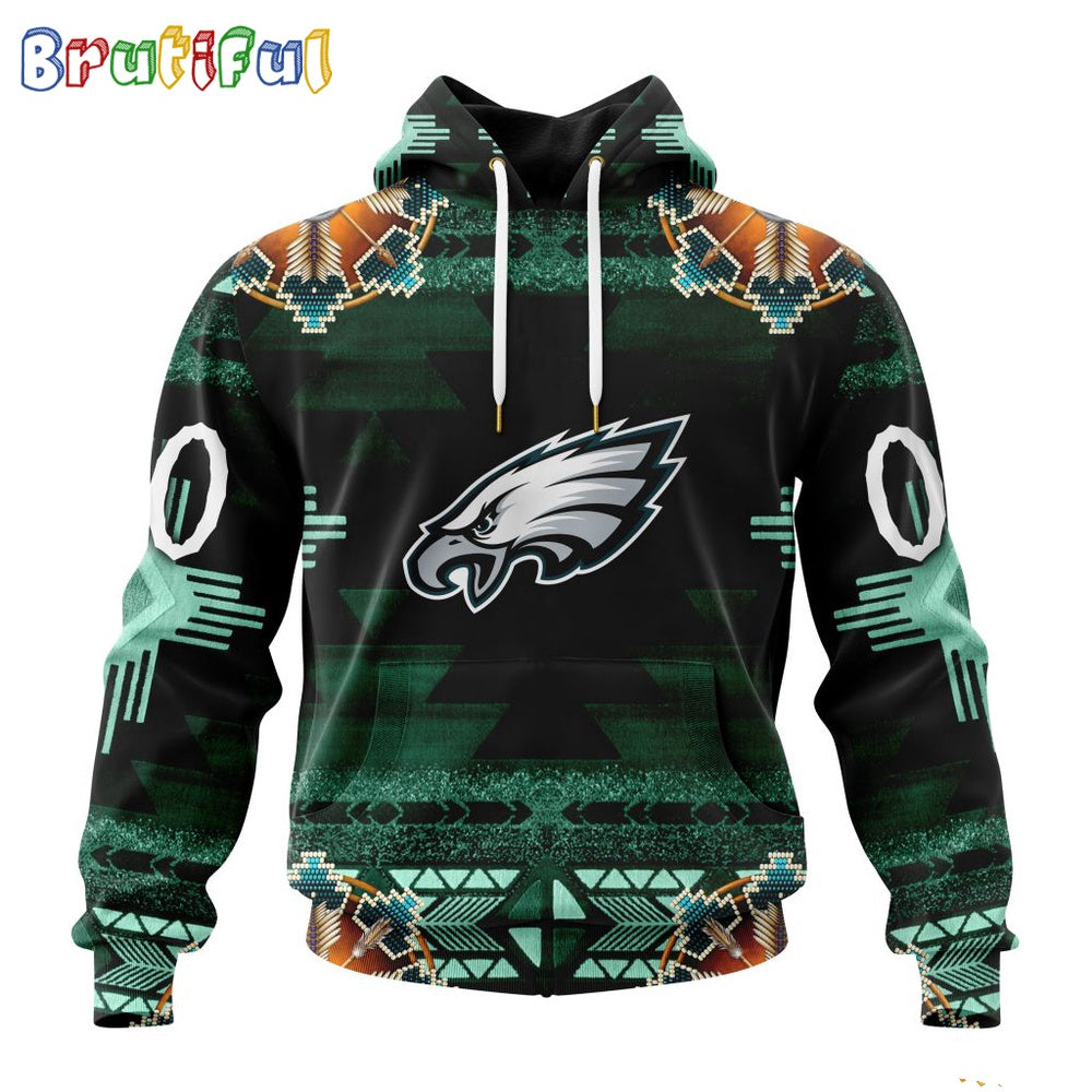 NFL Philadelphia Eagles Hoodie Special Native Costume Design Hoodie