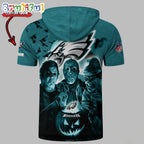 NFL Philadelphia Eagles Horror Characters Essential Halloween Sleeveless Hoodie