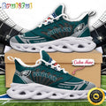 NFL Philadelphia Eagles Max Soul Shoes Custom Name Football Shoes Sports