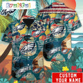 NFL Philadelphia Eagles Retro Hawaiian Shirt Special Vintage Style Hawaiian Button Shirt