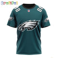 NFL Philadelphia Eagles T-Shirt 2024 Personalized Name And Number Unisex T-Shirt