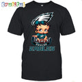 NFL Philadelphia Eagles T-Shirt Betty Boop Football Tshirt