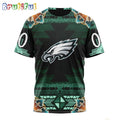 NFL Philadelphia Eagles T-Shirt Special Native Costume Design T-Shirt