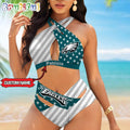 NFL Philadelphia Eagles Women Bikini Set Summer Football Bikini Sets