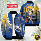 NFL Pittsburgh Panthers Puffer Jacket Betty Boop Custom Jacket