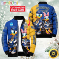 NFL Pittsburgh Panthers Puffer Jacket Donald Duck Custom Jacket