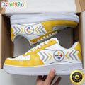 NFL Pittsburgh Steelers Air Force 1 Shoes Team Football Sports Shoes