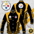 NFL Pittsburgh Steelers Baseball Jacket Football Sports Jacket