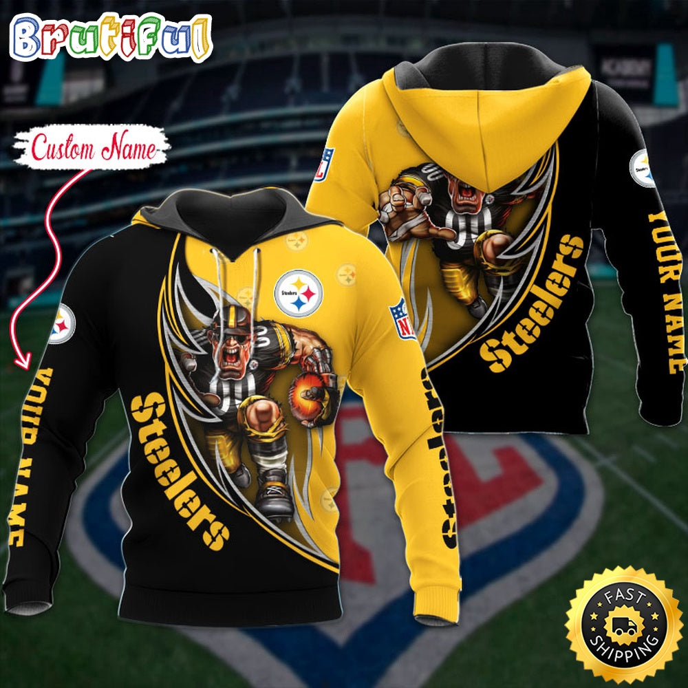 NFL Pittsburgh Steelers Hoodie Damn Right Sport Hoodie